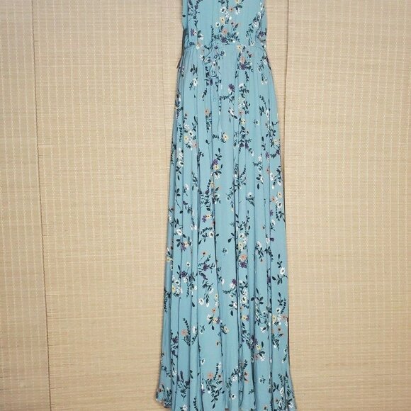 Women's Size Small Boutique Dress Floral Side Split New Maxi - Picture 3 of 12